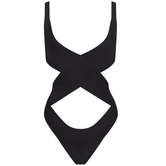 👙 NWT SKIMS Knit Beachwear Bandage Monokini/Bodysuit 👙 - Picture 4 of 9